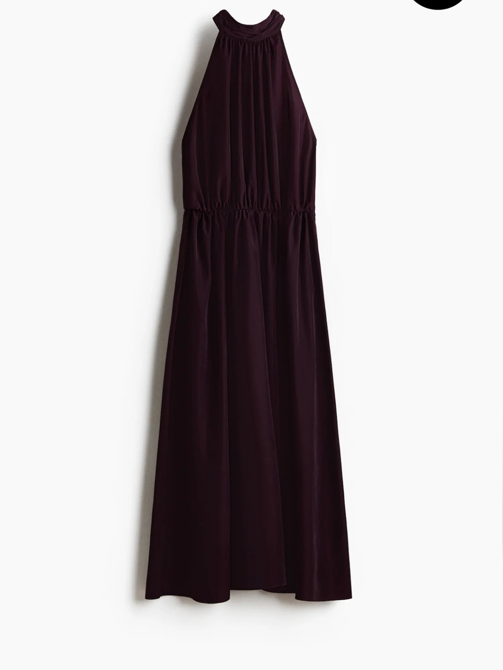 H&M Deep Purple Halterneck Maxi Dress – NWT – Size Large - Picture 3 of 10